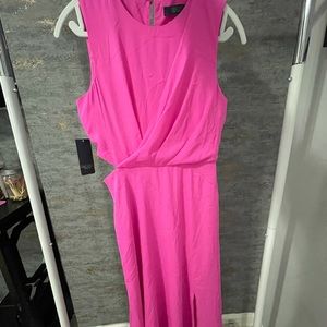 Rachel Roy paradise pink mid long dress size 4